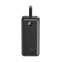 Батарея універсальна XO 30000mAh, PD/20W, QC/22.5W, with light, black (PR240_Black) - зменшене зображення 2