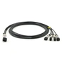 Оптичний патчкорд Alistar DAC-QSFP-4SFP+-1M - зменшене зображення 1