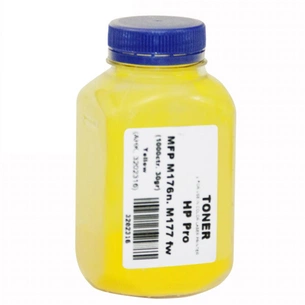 Тонер AHK HP Pro MFP M176n/177fw, 30г Yellow (3202316) зображення 1