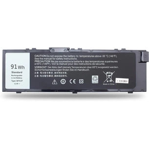 Акумулятор до ноутбука Dell Precision 7510 MFKVP, 7950mAh (91Wh), 6cell, 11.4V, Li-ion AlSoft (A71028) зображення 1