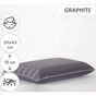 Подушка MirSon ортопедична 6047 Noble stripe Graphite Men 59х43х12 (2200003261707) - зменшене зображення 2