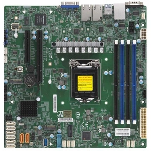 Серверна материнська плата Supermicro X11SCH-F-B зображення 1
