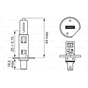Автолампа Bosch галогенова 55W (1 987 302 801) - уменьшенное изображение 5