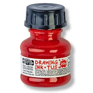Туш для креслення Koh-i-Noor 20г, red (141724) зображення 1