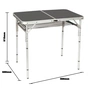 Туристичний стіл Bo-Camp Case Model 90 x 60 см Сірий (1404393) (DAS301469) - зменшене зображення 7