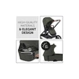 Коляска Hauck 2 в 1 Walk N Care Air (Dark Olive) (16549-2) - зменшене зображення 11