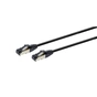 Патч-корд Cablexpert 1.5м, S/FTP, cat 8, літій, 50u", CU, AWG 27, LSZH, black (PP8-LSZHCU-BK-1.5M) - зменшене зображення 2