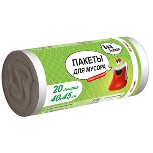 Пакети для сміття Ваш бюджет 20 л 40 шт. (4820012344185) зображення 1