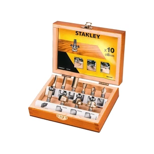 Набір фрез Stanley TCT 8 мм, 10 шт. (STA80020) изображение 1
