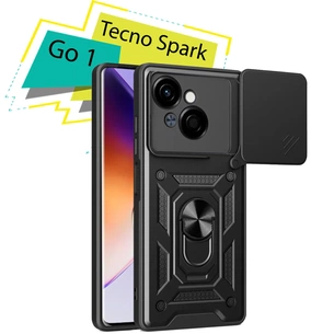 Чохол до мобільного телефона BeCover Military Tecno Spark Go 1 (KL4) Black (713073) зображення 1