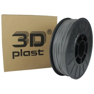 Пластик для 3D-принтера 3Dplast PLA 1.75мм, 0.85кг, gray (3DPLA17508GRE) зображення 1