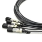 Оптичний патчкорд Alistar QSFP to 4*SFP+ 40G Directly-attached Copper Cable 3M (DAC-QSFP-4SFP+-3M) - уменьшенное изображение 3