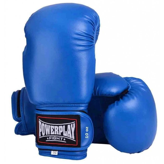 Боксерські рукавички PowerPlay 3004 12oz Blue (PP_3004_12oz_Blue) - изображение 1