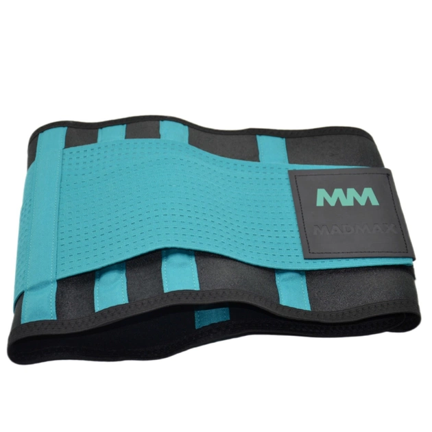 Пояс компресійний MadMax MFA-277 Slimming belt Black/turquoise L (MFA-277-TRQ_L) - picture 5