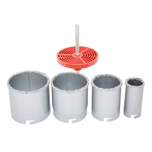 Коронка Sigma з вольфрамовим напиленням 33, 53, 67, 73 мм, основа зі свердлом (1512051) зображення 1