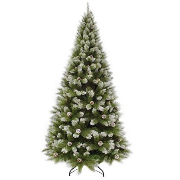 Штучна сосна Triumph Tree зелена з ефектом покриття інієм та шишками, 1,85 м (8718861280340) - picture 1