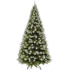 Штучна сосна Triumph Tree зелена з ефектом покриття інієм та шишками, 1,85 м (8718861280340) picture 1