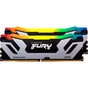 Модуль пам'яті для комп'ютера DDR5 48GB (2x24GB) 8800 MHz Renegade RGB Black/Silver Kingston Fury (ex.HyperX) (KF588CU42RSAK2-48) - зменшене зображення 2