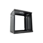 Шафа настінна Merlion 12U 19" 600*450*634 (Ш*Г*В)мм, black (Ml3-6412) - зменшене зображення 3