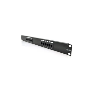 Патч-панель 19" 12хRJ-45 UTP 1U cat.5e Pipo (PP125191U) изображение 1