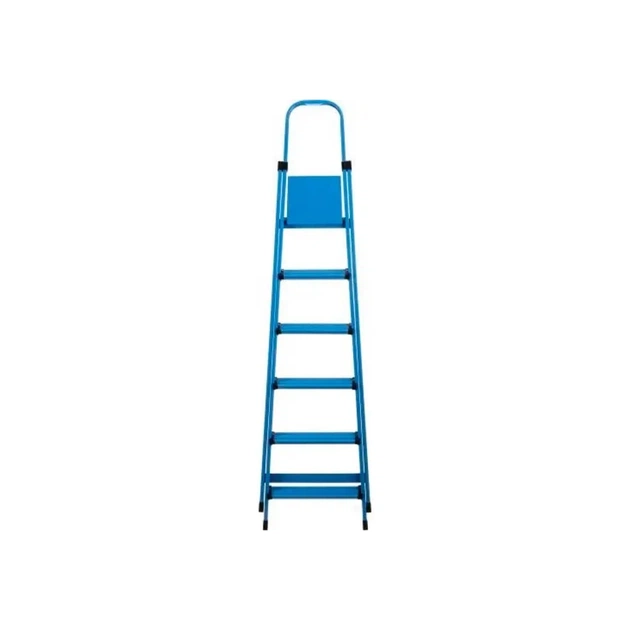 Драбина Work's стрем'янка металева 406 6 сх., синя (63273) - picture 3