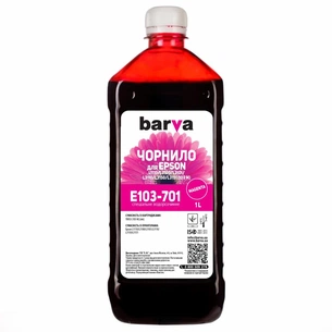 Чорнило Barva EPSON L1110/L3100 (103) 1л MAGENTA (E103-701) зображення 1