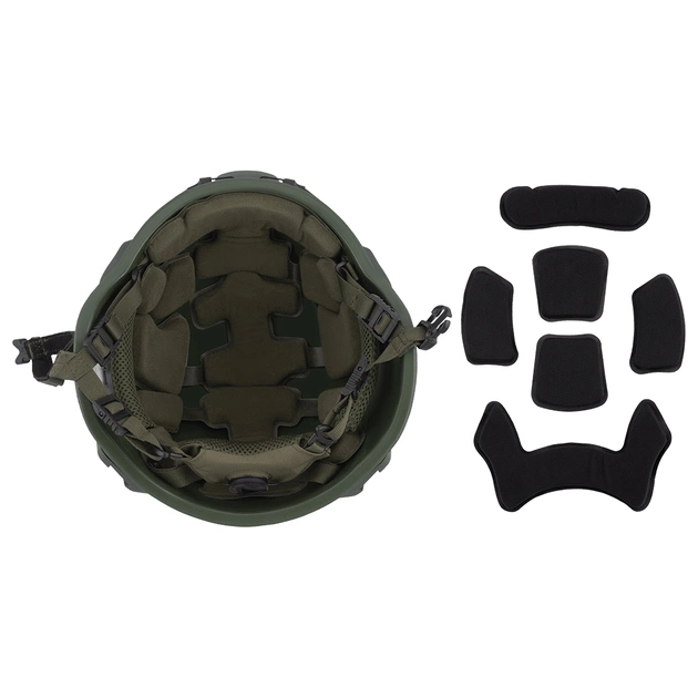 Шолом військовий Ukrainian Armor MICH Буйтур 1.0, розмір L, зелений (MICHLRG) - зображення 11