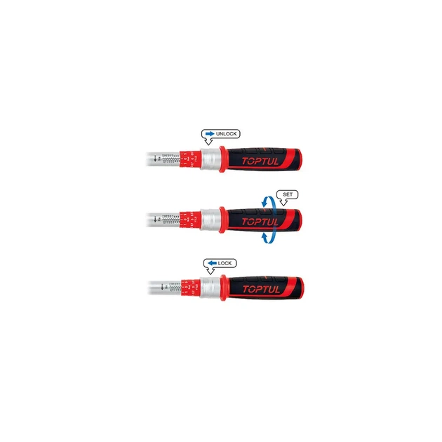 Ключ Toptul динамометричний 3/4"x1090мм 150-800Nm (ANBV2480) - picture 2
