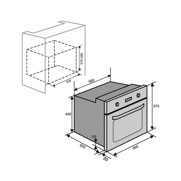Комплект вбудованої техніки LUXELL 1 - picture 5