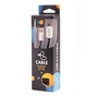 Дата кабель USB 2.0 AM to Micro 5P 1.0m 1,2A LED плоский (Black) Drobak (218762) - зменшене зображення 2