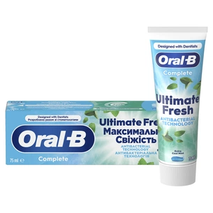 Зубная паста Oral-B Complete Абсолютная свежесть Экстрапрохладная мята 75 мл (8006530254854) изображение 1