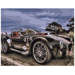 Картина по номерам Strateg Ретро автомобіль VA-0336 40х50 см (4820220566065) зображення 1