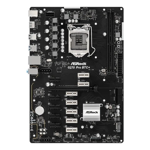 Материнська плата ASRock Q270 PRO BTC+ зображення 1