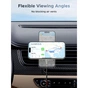 Універсальний автотримач Ugreen W758 Magnetic Wireless Car Charger 25W QI2.2 Starlight Blue (55967) - зменшене зображення 7