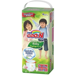 Підгузки GOO.N Cheerful Baby Трусики 15-25 кг XXL, унісекс, 34 шт (853883) зображення 1