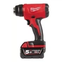 Будівельний фен Milwaukee M18 BHG-502C 2x5Ah, кейс (4933459772) - зменшене зображення 2