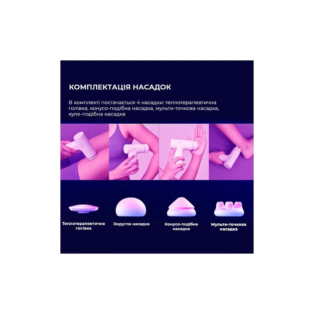 Масажер Yunmai Massage Gun mini 2 (YMFG-M356) - зображення 9