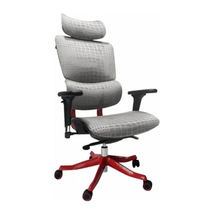 Офісне крісло GT Racer X-626 Gray/Red зображення 1