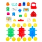 Конструктор Jelly Blox Sensory Construction Set Train (937685) - уменьшенное изображение 2