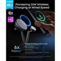 Зарядний пристрій Anker Wireless 3-in-1 MagGo 25W AirCool Dock Stand black (B25X7G11) - зменшене зображення 3