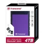 Зовнішній жорсткий диск 2.5" 4TB Transcend (TS4TSJ25H3P) - зменшене зображення 4