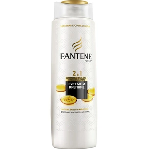 Шампунь Pantene 2 в 1 Густі та міцні 250 мл (4015600841225) зображення 1
