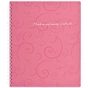 Блокнот Buromax spiral side, В5, 80sheets, Barocco, square, pink (BM.2419-610) - уменьшенное изображение 1