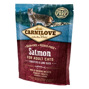 Сухий корм для кішок Carnilove Cat Sensitive and Long Hair 400 г (8595602512294) зображення 1