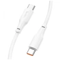 Дата кабель USB-C to USB-C 1.0m 100W TPE X93 white HOCO (6931474790712) - зменшене зображення 3