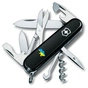 Ніж Victorinox Climber Ukraine Black "Карта України Жовто-Блакитна" (1.3703.3_T1166u) - зменшене зображення 1
