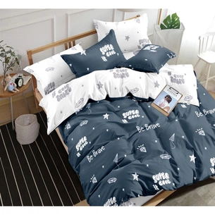 Постільна білизна MirSon Сатин Premium 22-1247 Be Brave King Size (2200002950640) зображення 1