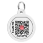 Адресник для тварин WAUDOG Smart ID з QR-паспортом "NASA", коло 25 мм (0625-0147) - уменьшенное изображение 2