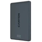 Батарея універсальна Canyon 5000mAh OnPower 500 PD20W Magnetic wireless MagSafe Black (CNS-CPB500B) - уменьшенное изображение 3