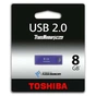 USB флеш накопичувач Toshiba 8GB Enshu Purpleblue USB 2.0 (THNU08ENSPURP(BL5) / THNU08ENSPUR(6) - зменшене зображення 2